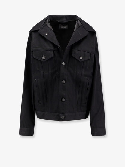 Standing denim jacket thumbnail