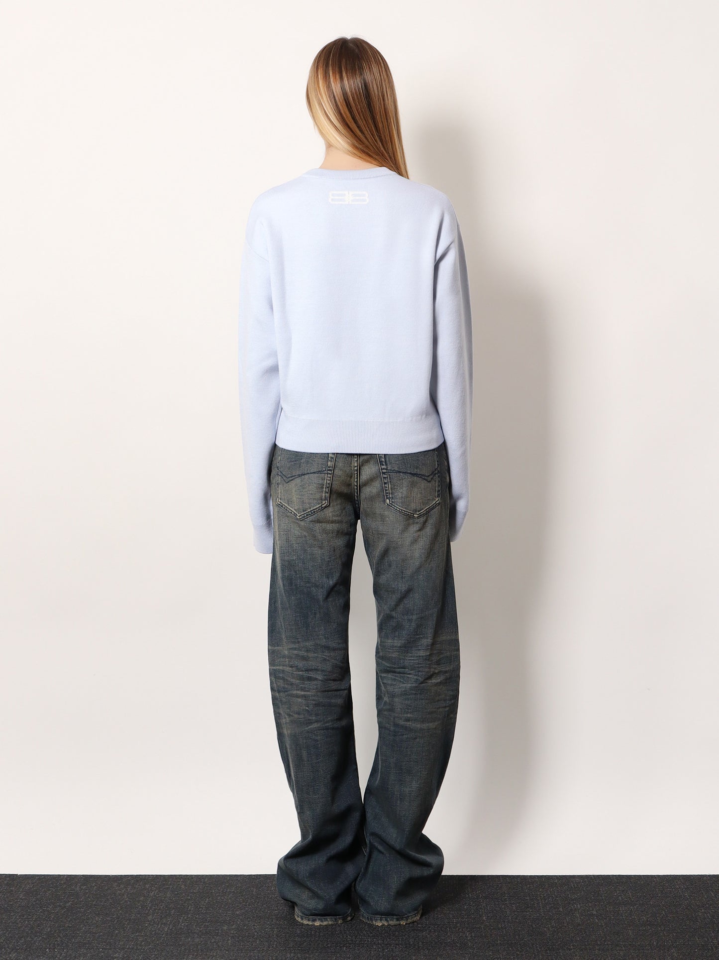 Maglia in misto lana e cotone