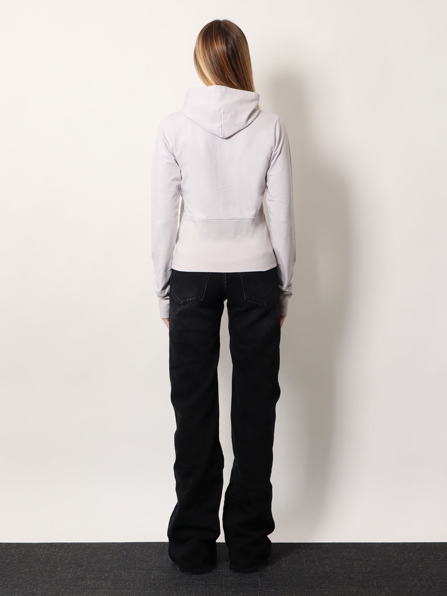 Felpa in cotone con cappuccio