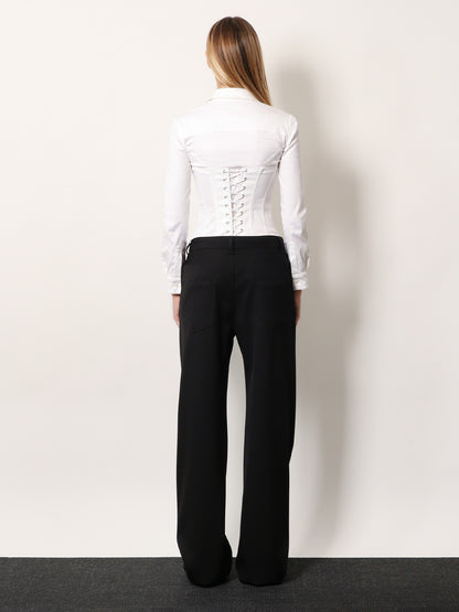 Stretch wool trousers thumbnail