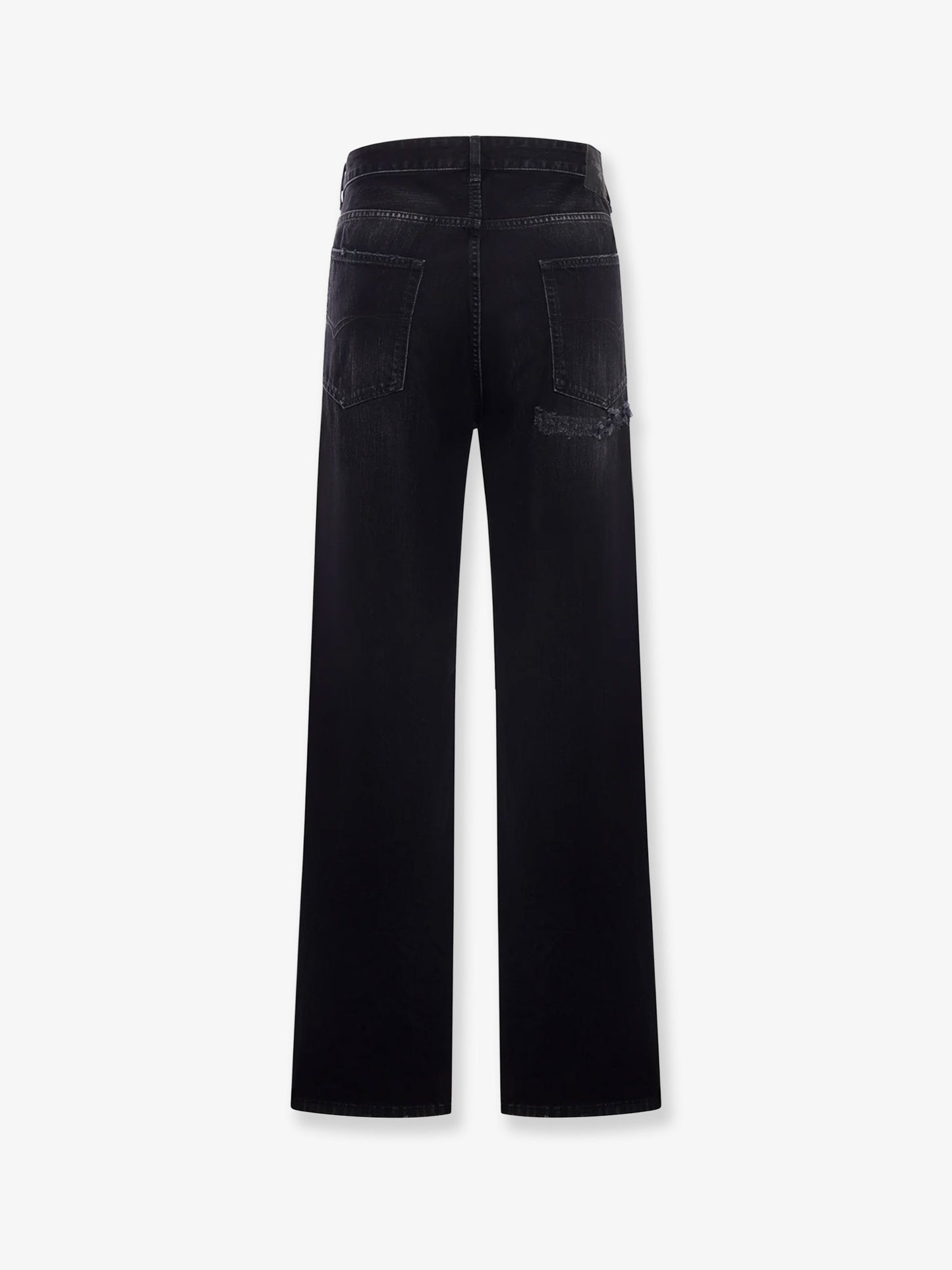 Black denim jeans