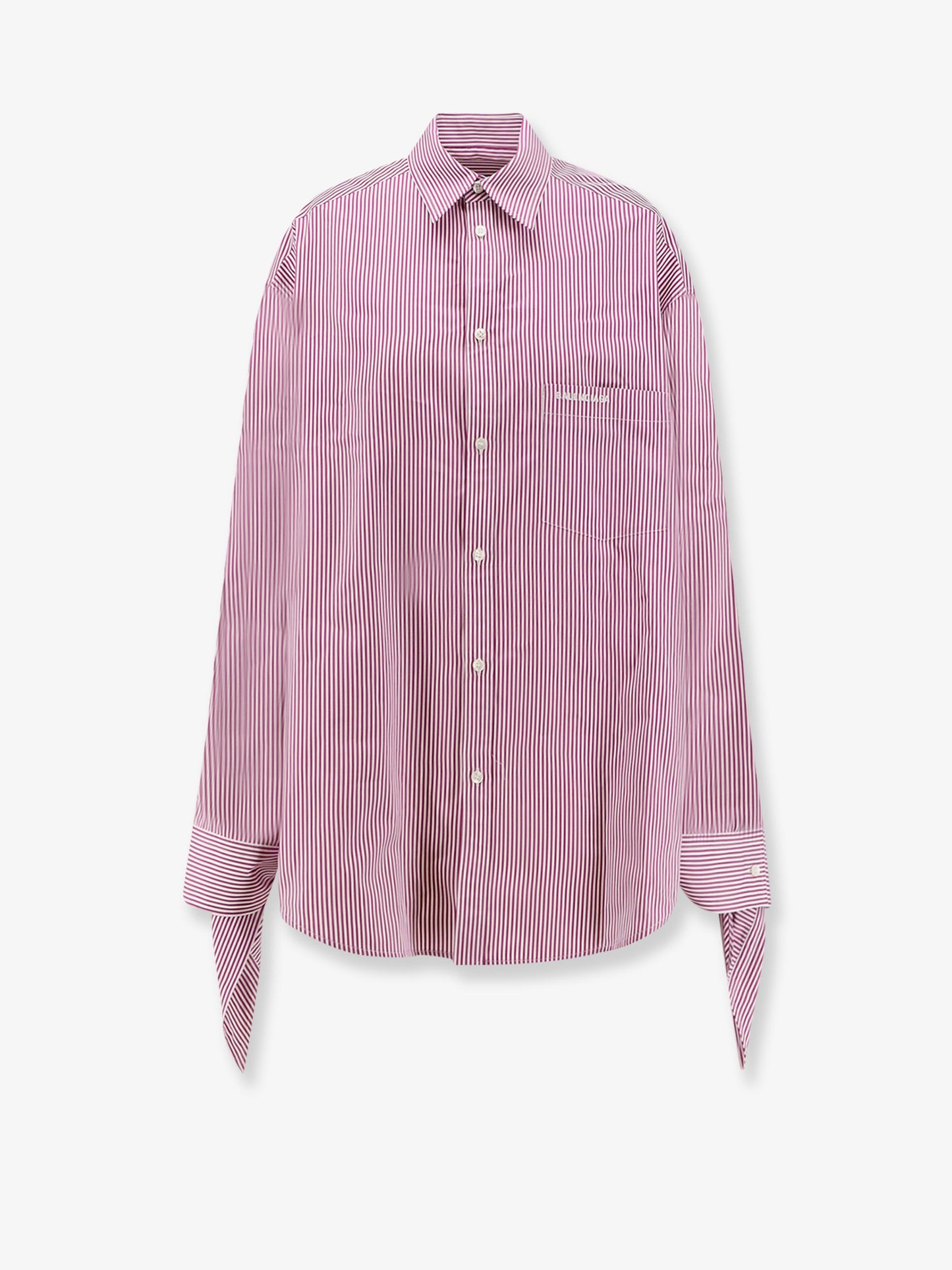 Knotted Cuffs cotton shirt