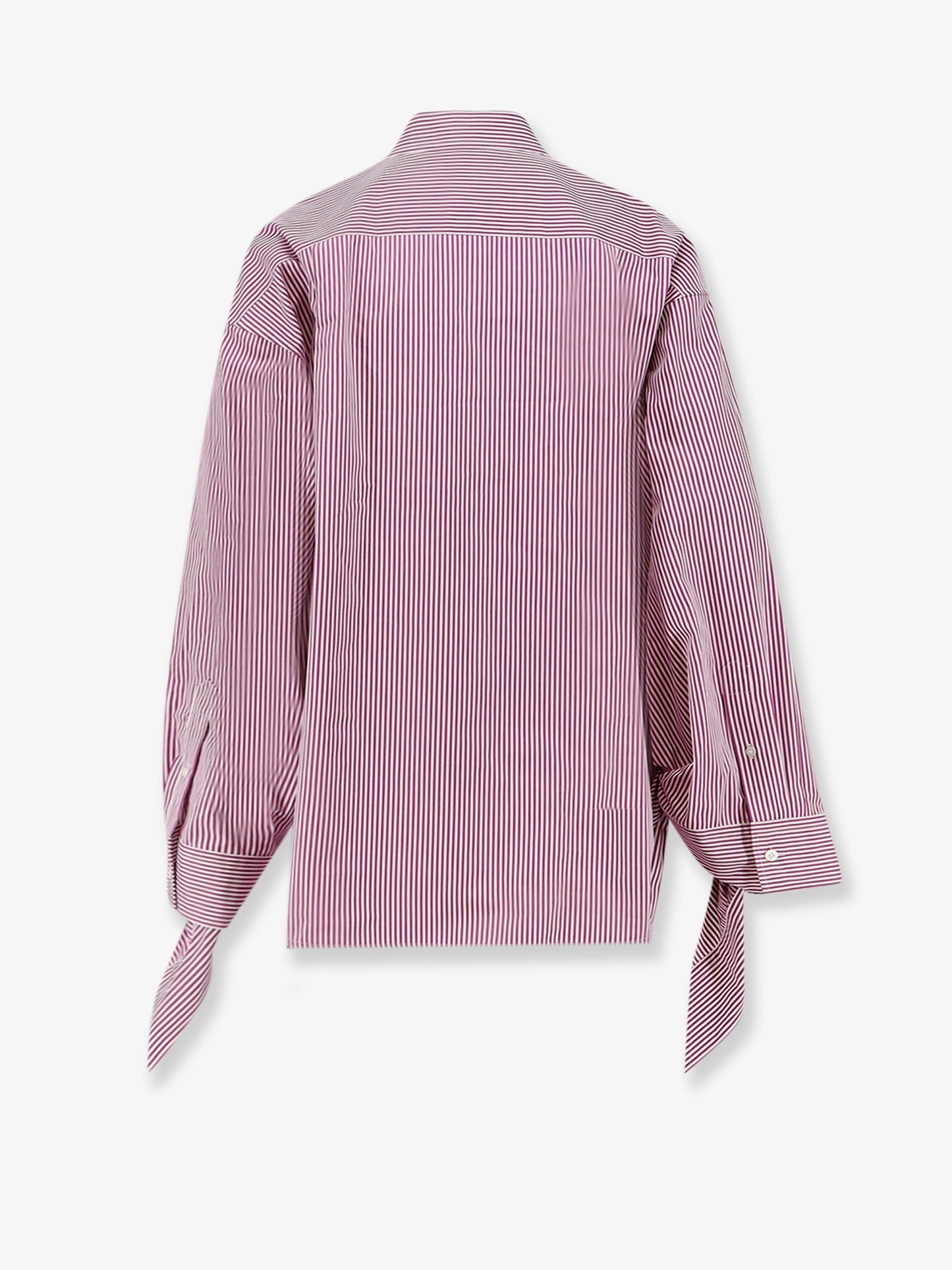 Knotted Cuffs cotton shirt