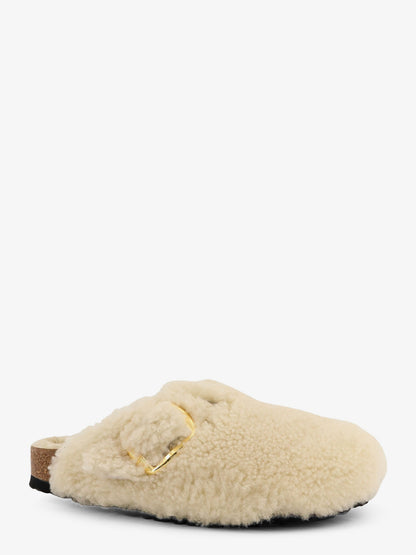 Boston Big Buckle Shearling mule thumbnail