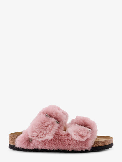 Arizona faux fur low sandals thumbnail