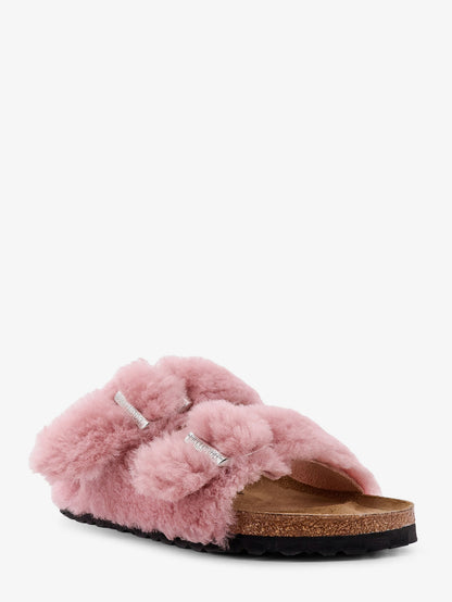 Arizona faux fur low sandals thumbnail