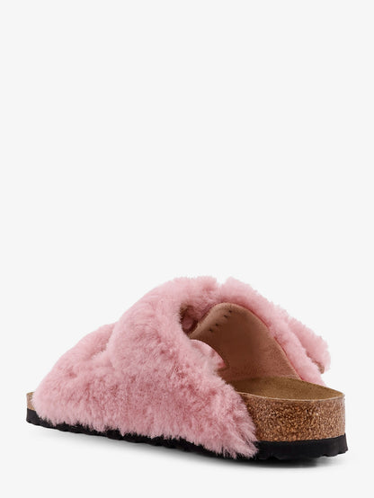 Arizona faux fur low sandals thumbnail