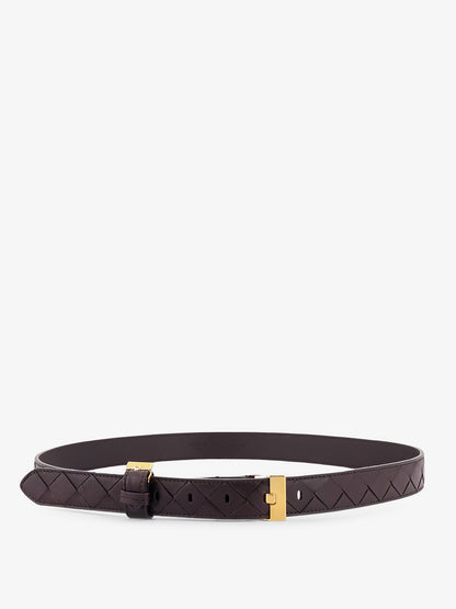 Leather belt with Intrecciato motif thumbnail