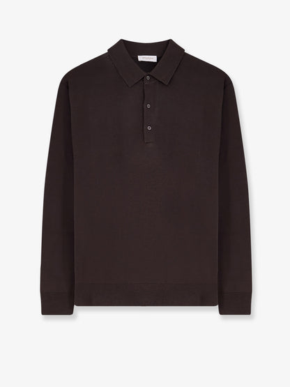 Wool polo sweater thumbnail