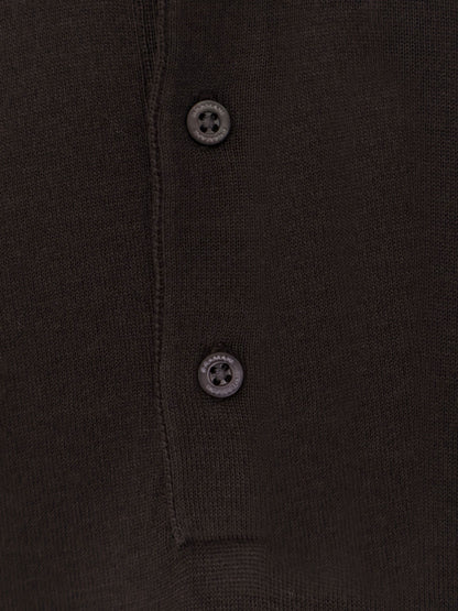 Wool polo sweater thumbnail