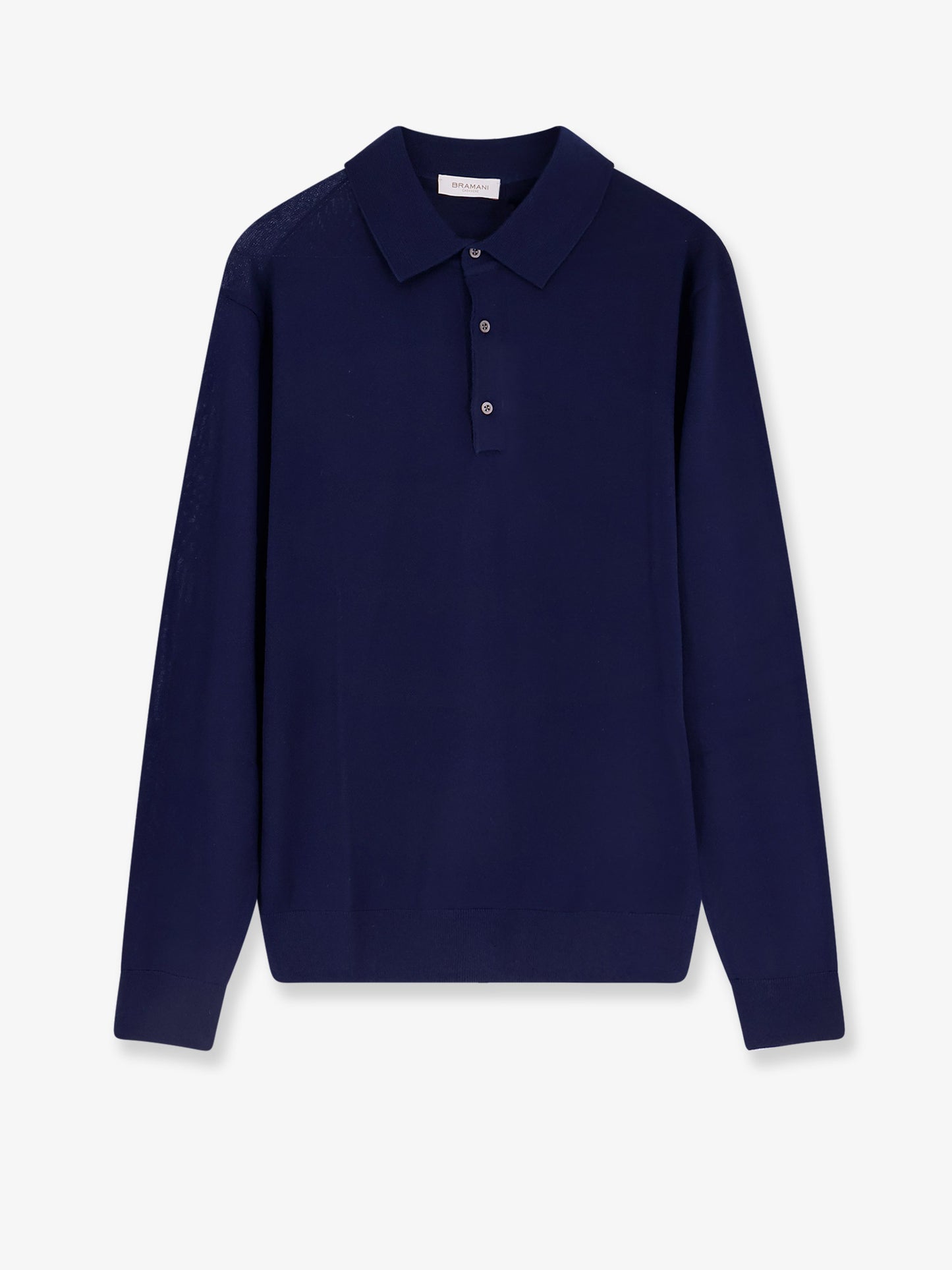 Wool polo sweater