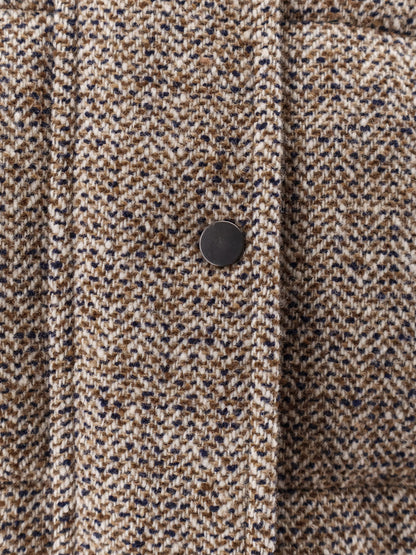 Reversible wool and silk down jacket thumbnail