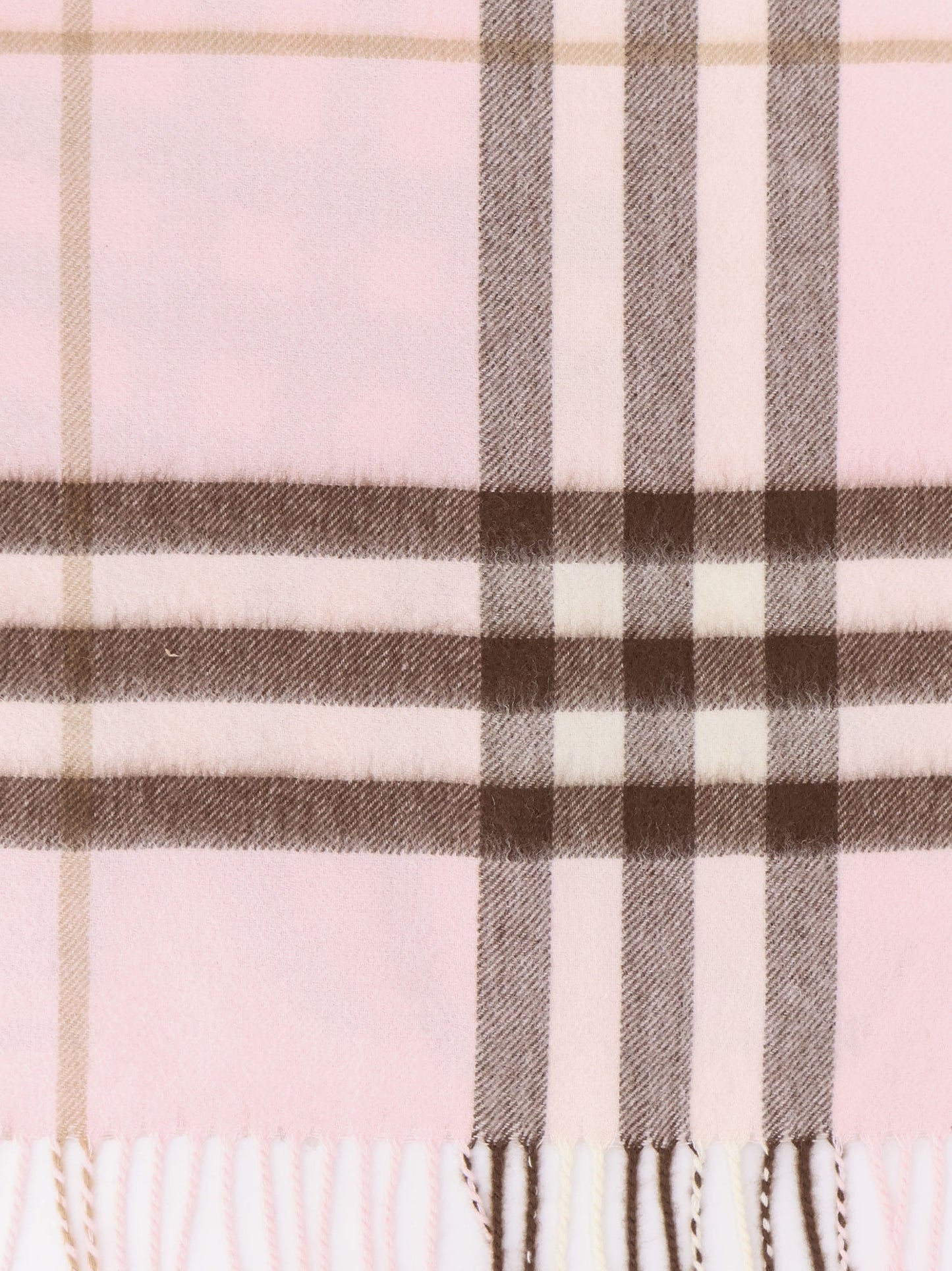 Burberry Check cashmere scarf