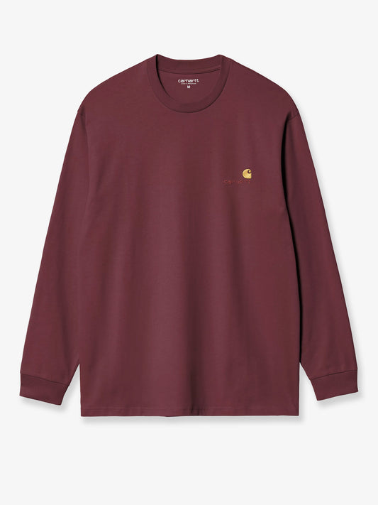 L/S American Script organic cotton T-shirt