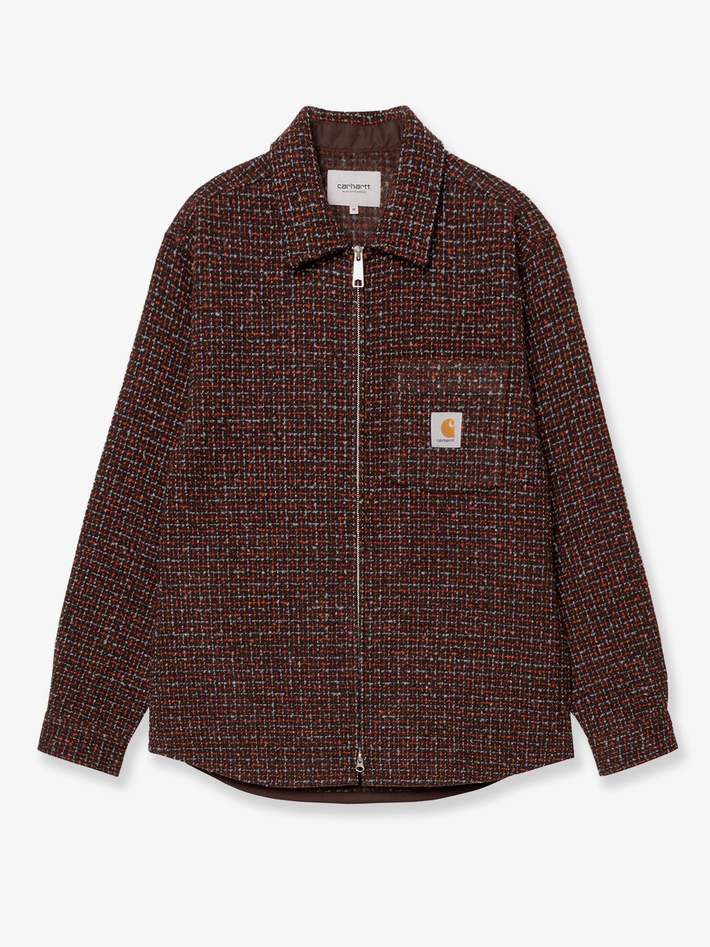 Bellamy Shirt Jac jacket with logo patch on the front