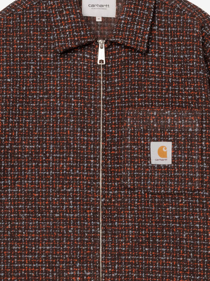 Bellamy Shirt Jac jacket with logo patch on the front thumbnail