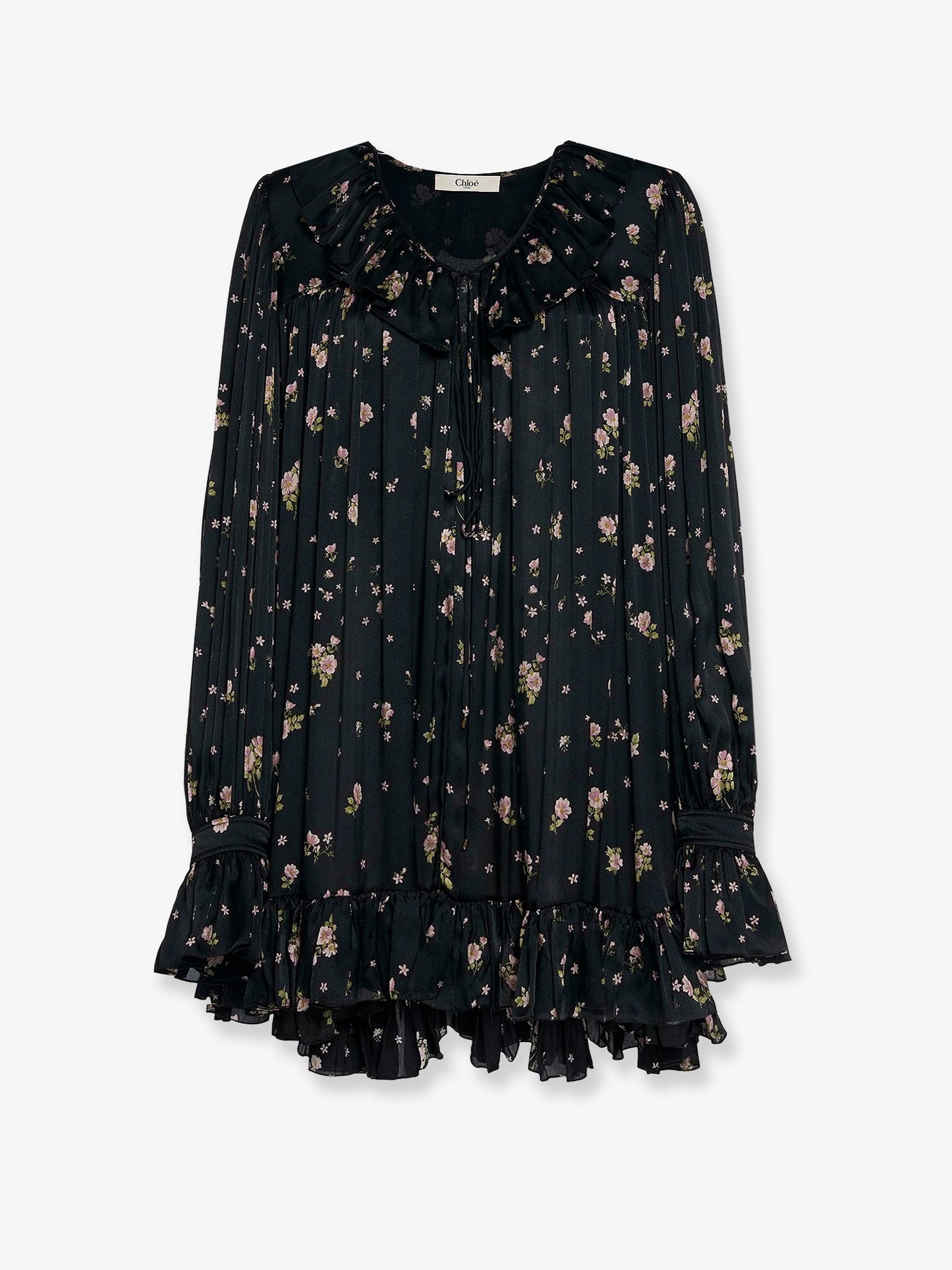 Silk short dress