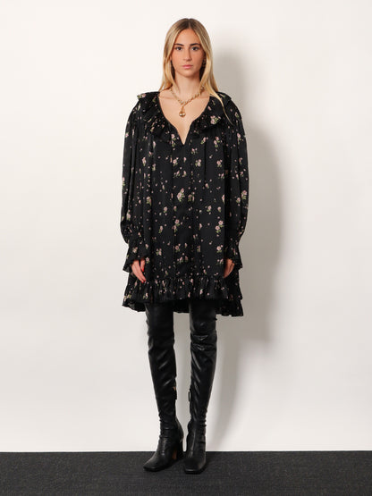 Silk short dress thumbnail