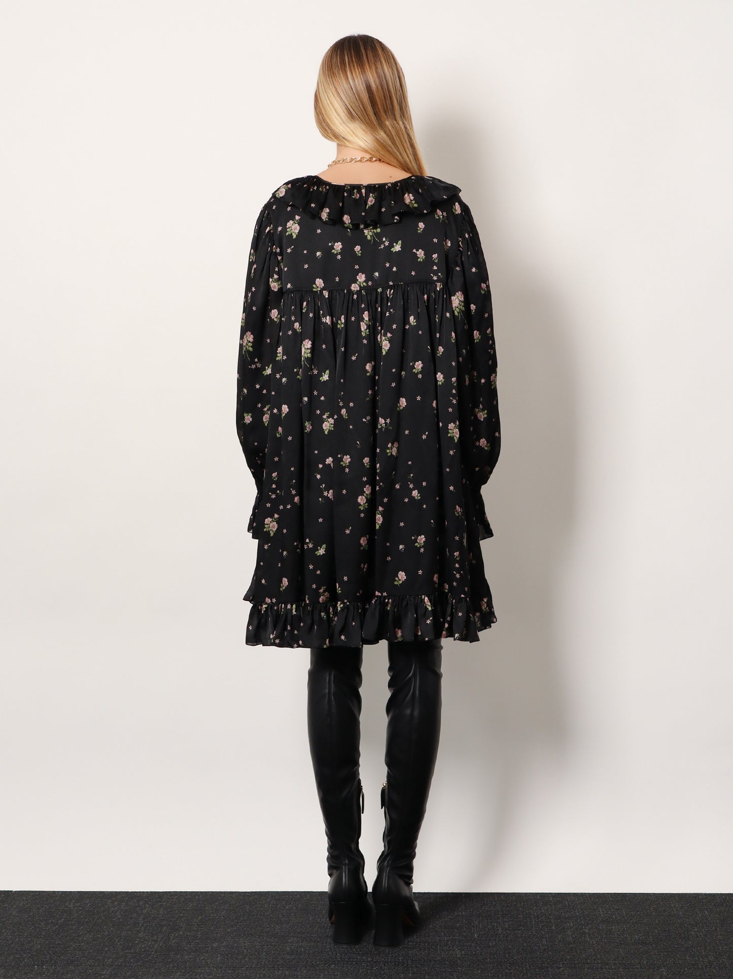 Silk short dress