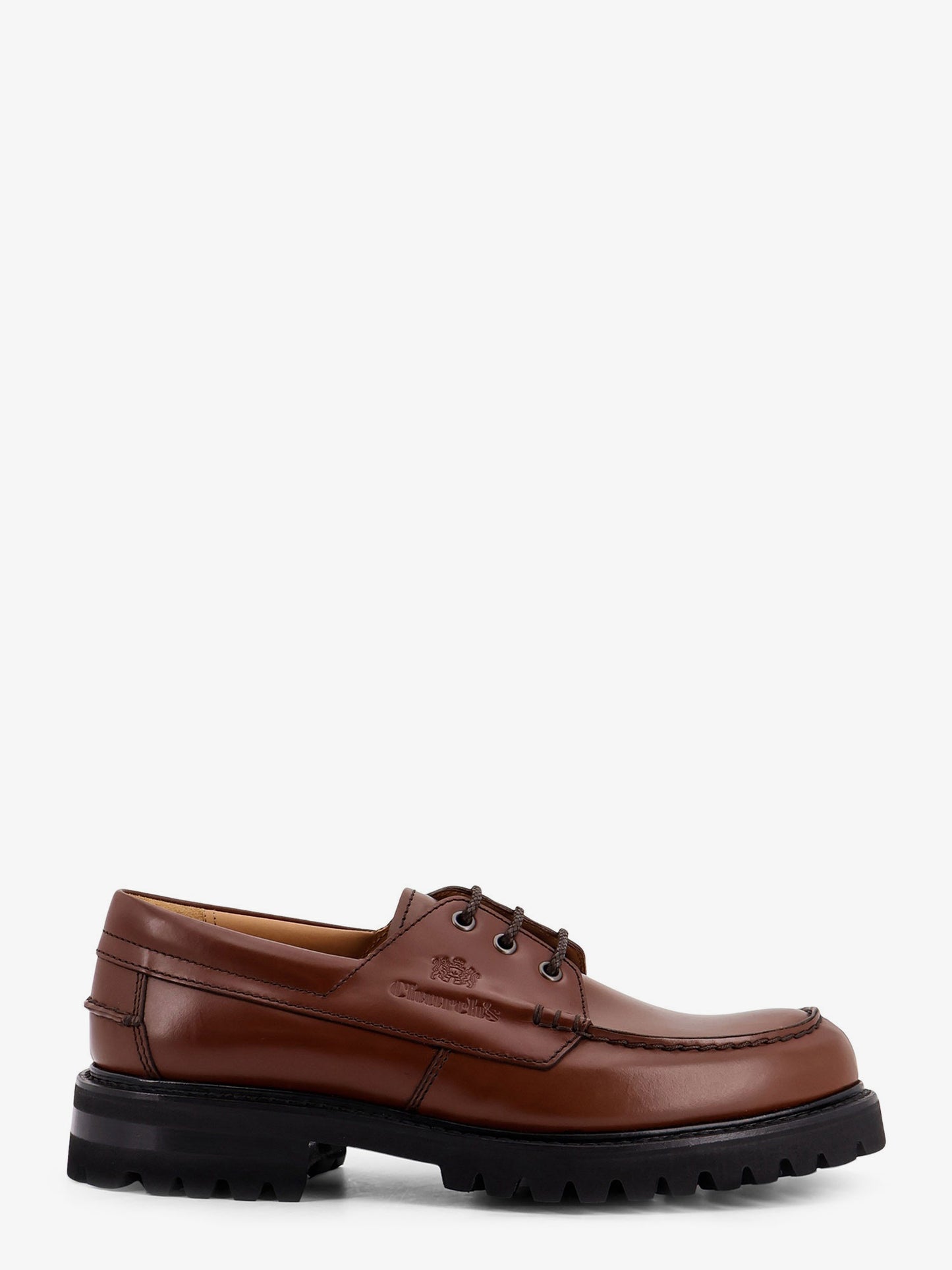 Scarpe stringate in pelle