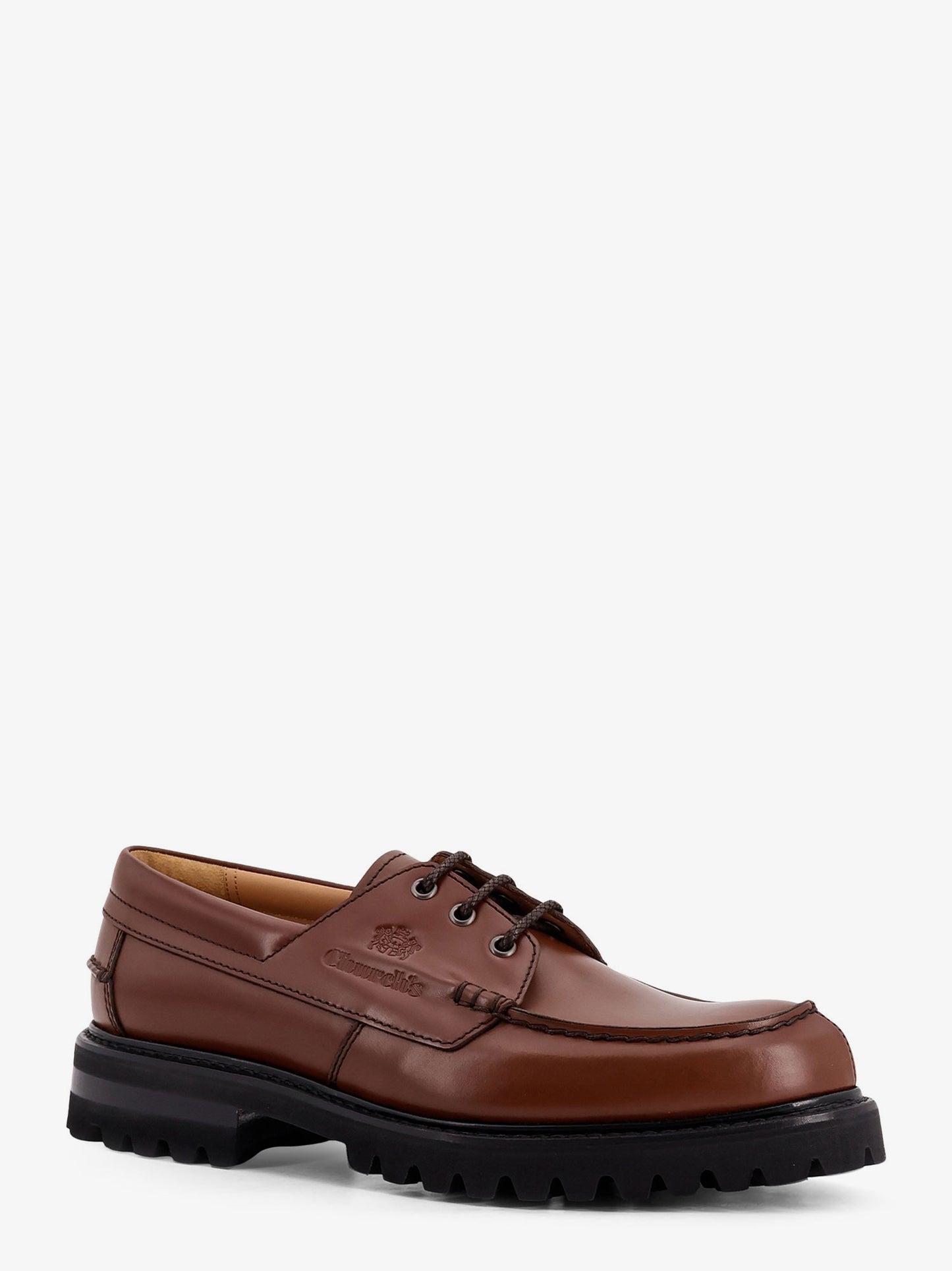 Scarpe stringate in pelle