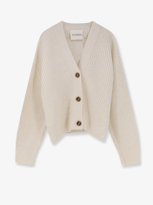 Wool blend cardigan