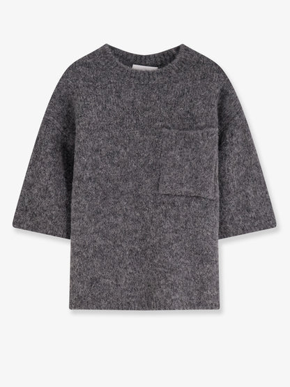 Stretch alpaca sweater thumbnail