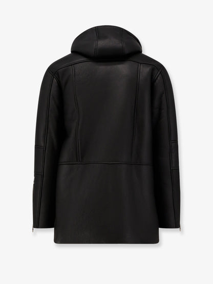 Long leather jacket thumbnail
