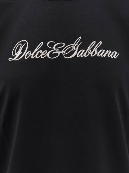 T-shirt in cotone con dettagli in pizzo thumbnail