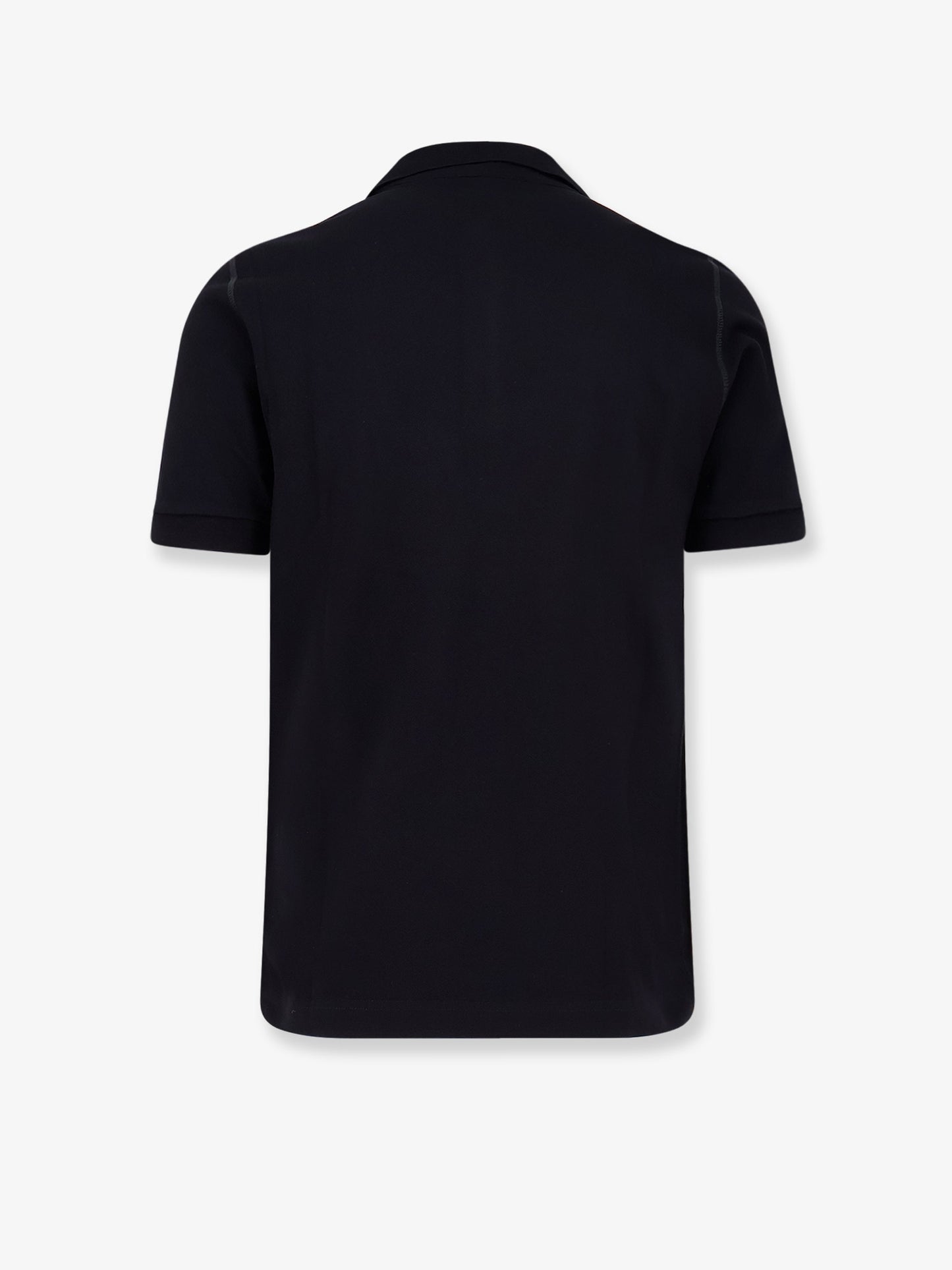 Polo in cotone con logo ricamato frontale
