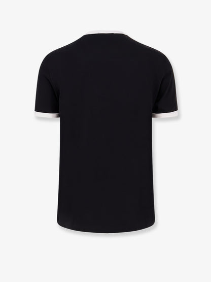 Cotton t-shirt with flocked logo print thumbnail