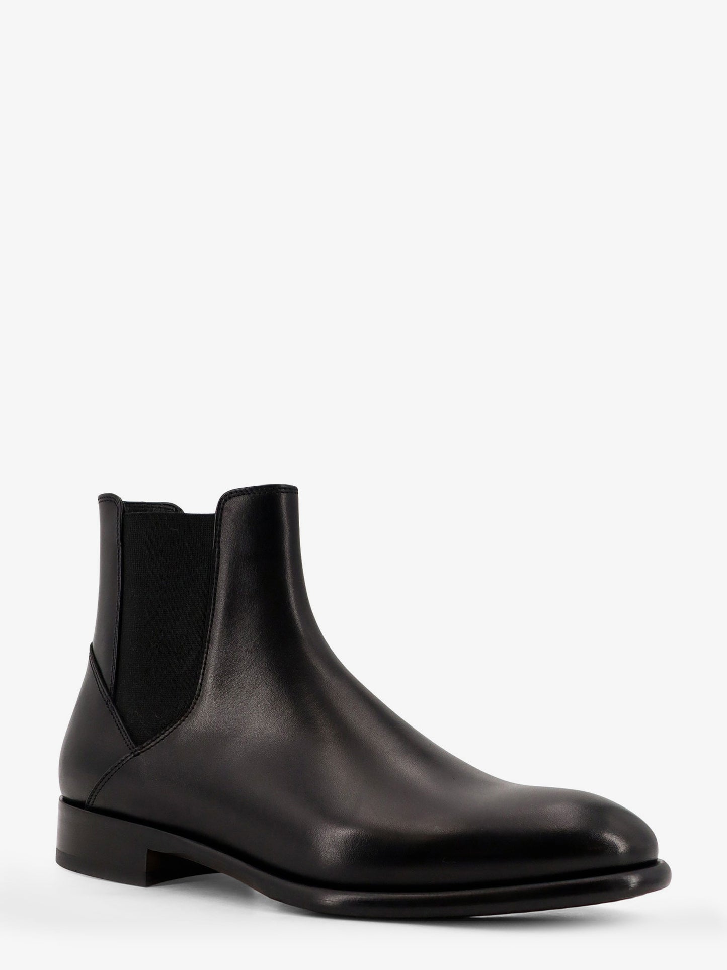 Leather ankle boots