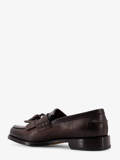Leather loafers with tassels thumbnail