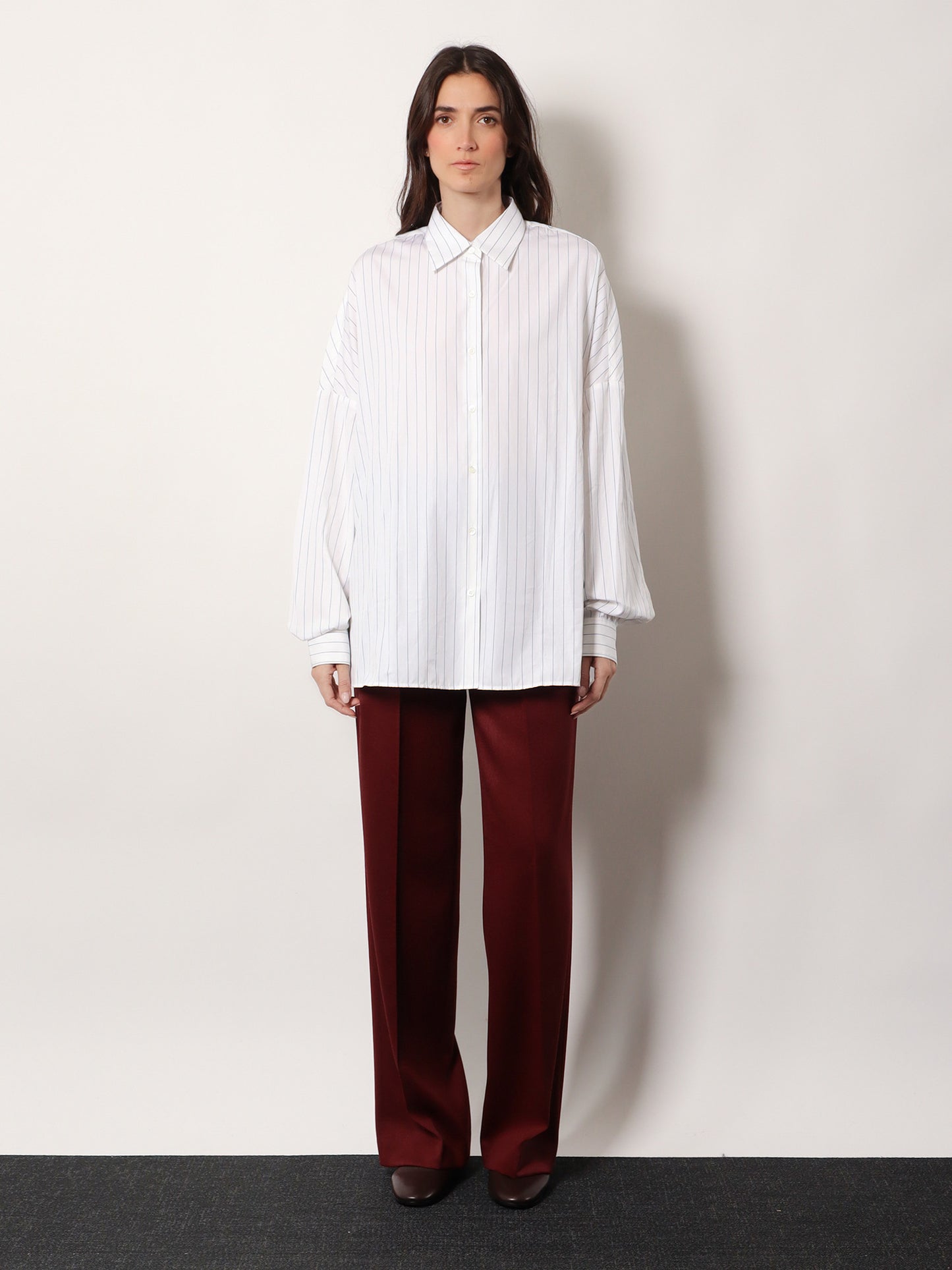 Striped cotton shirt
