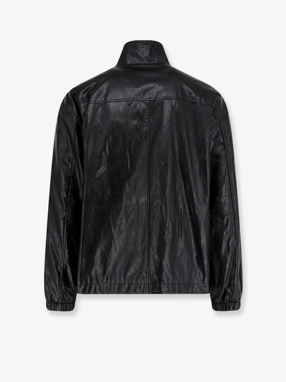 Unisex vegan leather jacket thumbnail