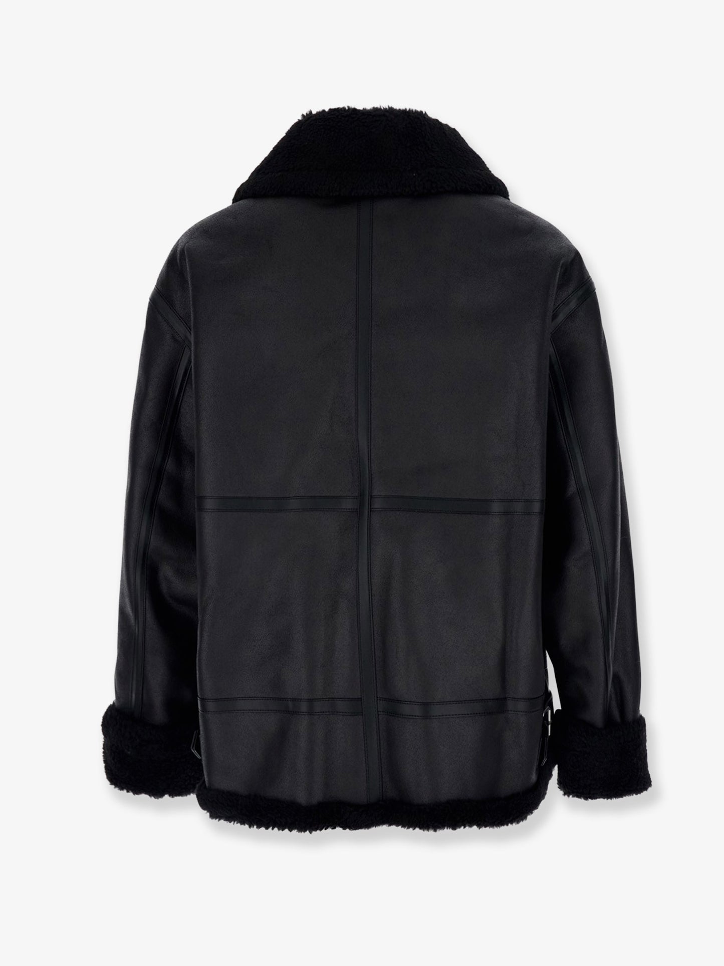 Unisex eco-shearling jacket