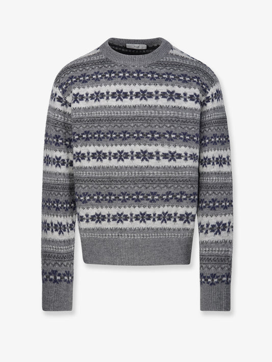 Fairisle wool blend sweater