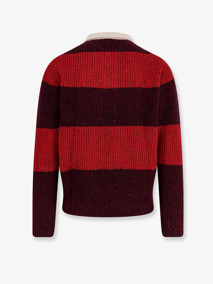 Unisex Chunky Rugby wool blend sweater thumbnail