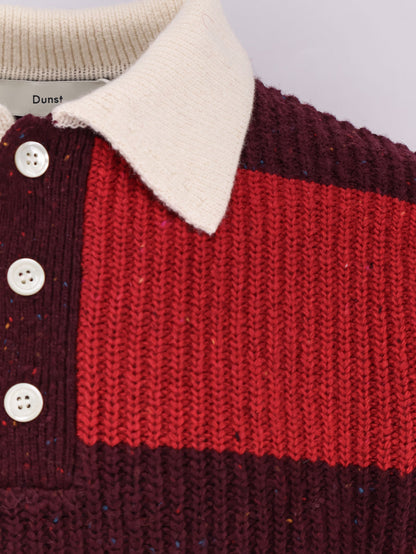 Unisex Chunky Rugby wool blend sweater thumbnail