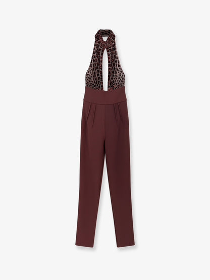 Satin suit with sewuins on the top thumbnail