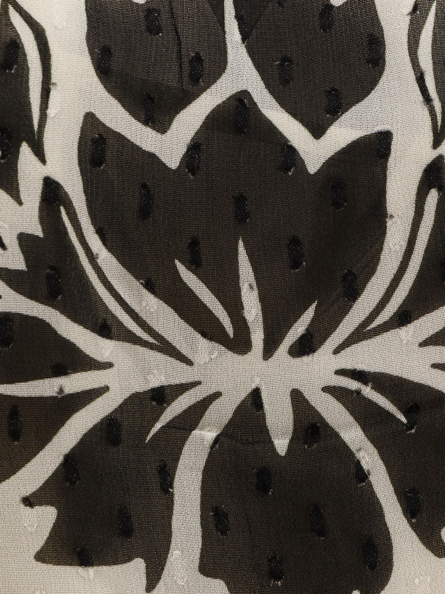 Viscose dress with Floral Arabesque motif