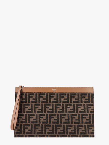 Pochette in tessuto jacquard FF thumbnail