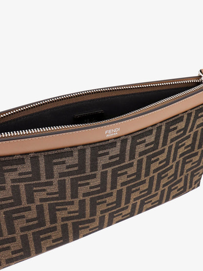 Pochette in tessuto jacquard FF thumbnail