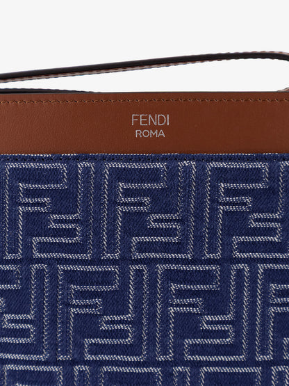 Pochette in denim FF Jacquard thumbnail