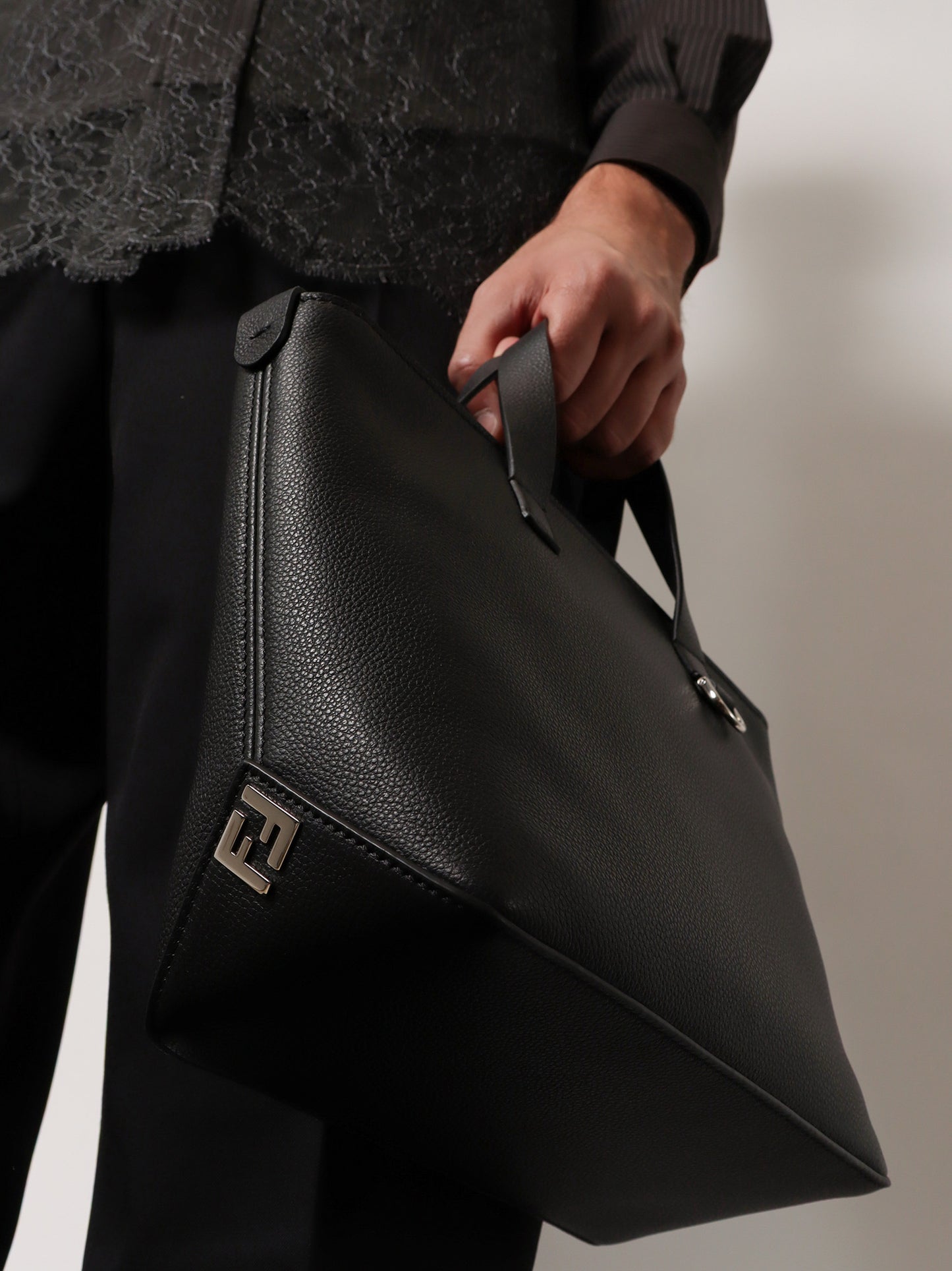 Borsa Shopping Small in pelle