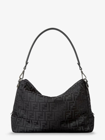 Borsa a tracolla Fendi Lui Large in nylon FF thumbnail