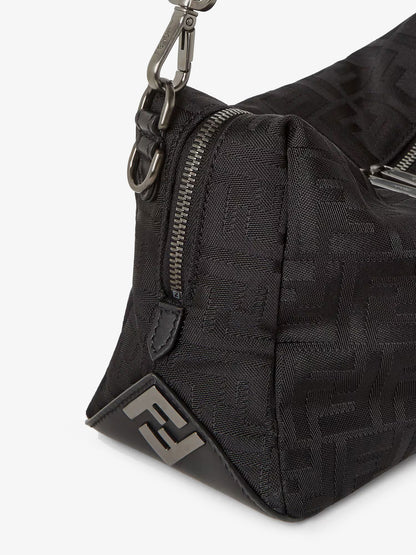 Borsa a tracolla Fendi Lui Medium in nylon FF thumbnail