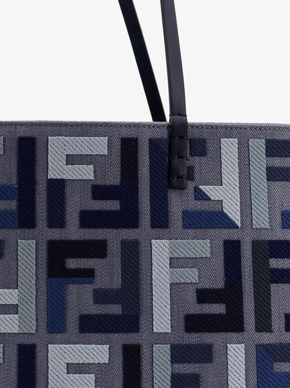 Roll Large jacquard FF fabric tote bag thumbnail