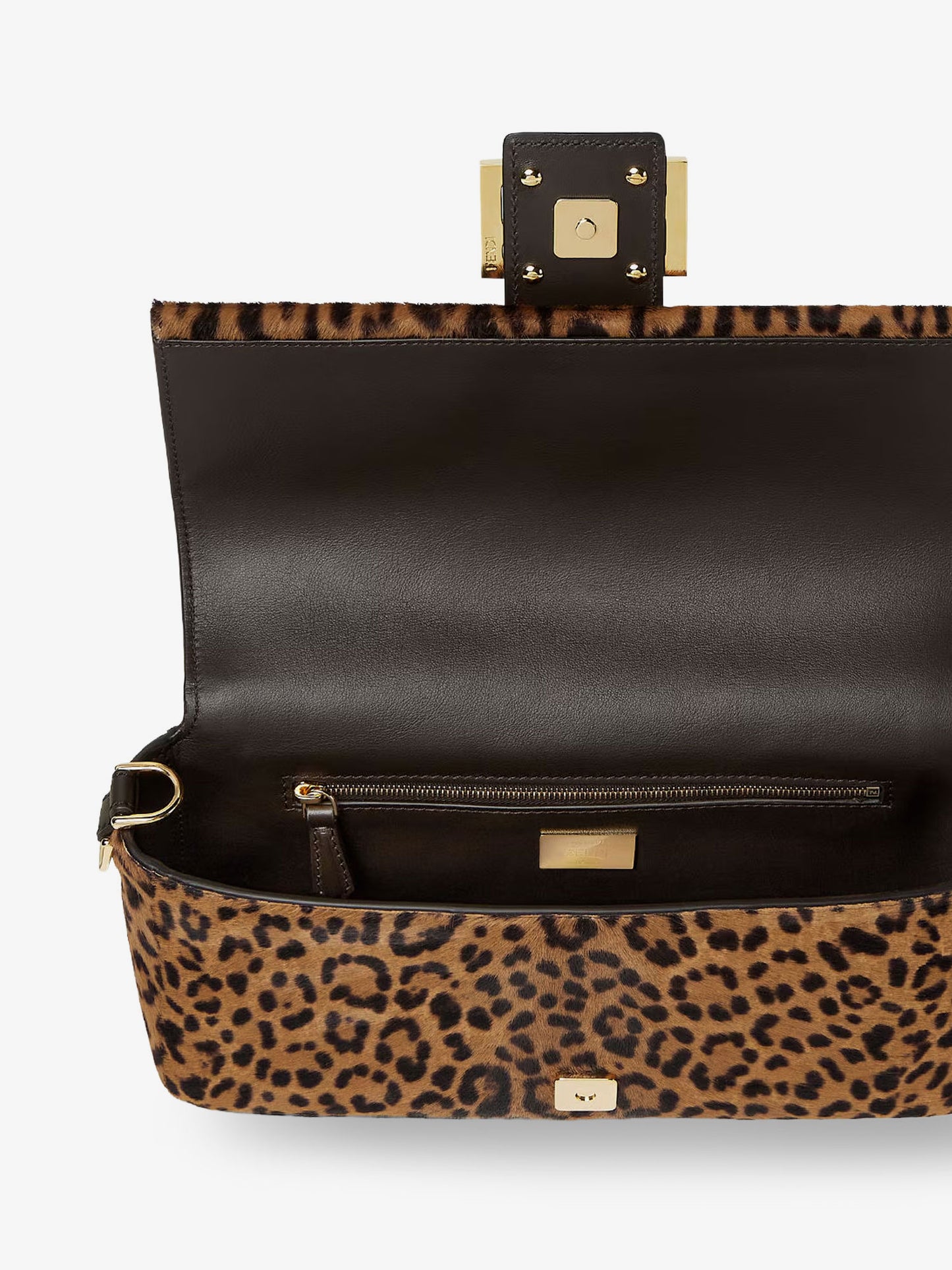 Baguette® printed pony-effect calfskin bag