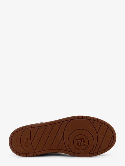 Fendi Match suede and pony skin low-top sneakers thumbnail